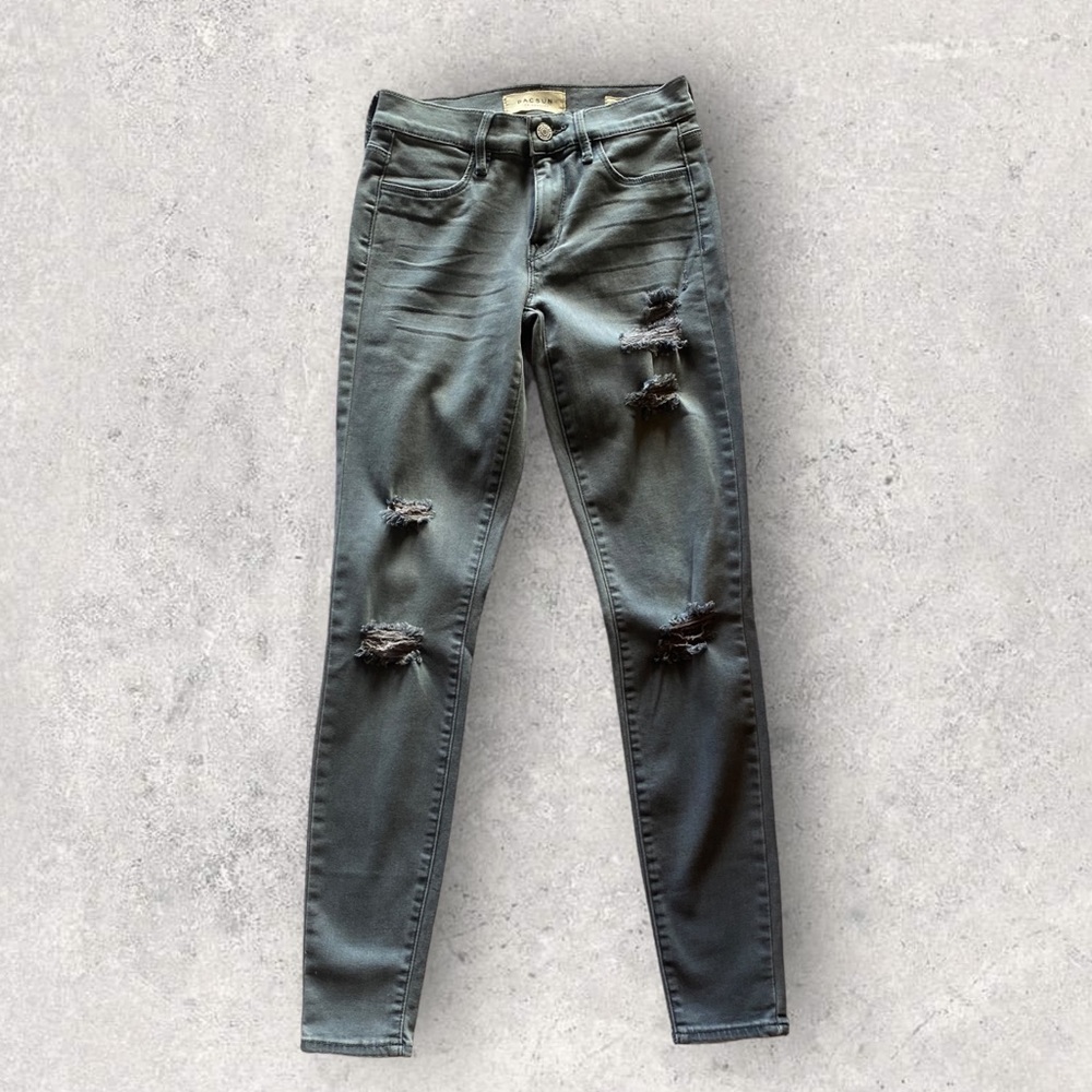 PacSun Super Stretch Jegging  Blue Jeans Size 23 Great Condition!